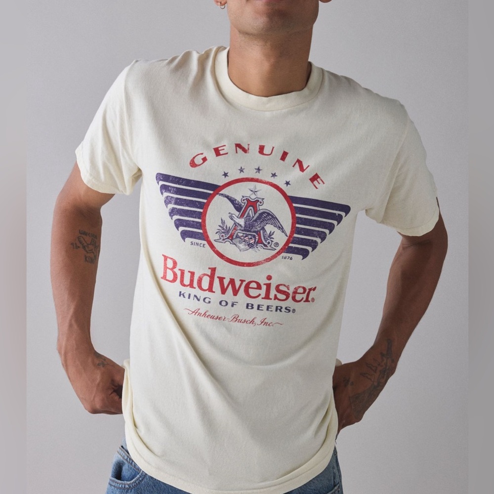 Budweiser Genuine Cream Tee